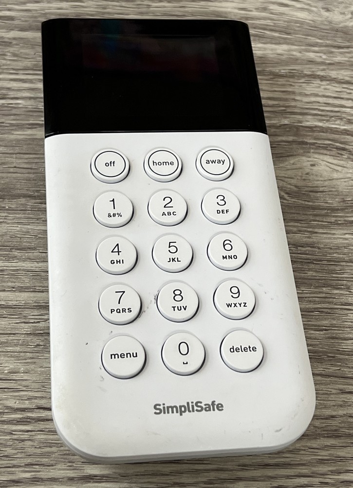 SimpliSafe SSKP3 Security Keypad Remote White Wireless - FREE SHIP!