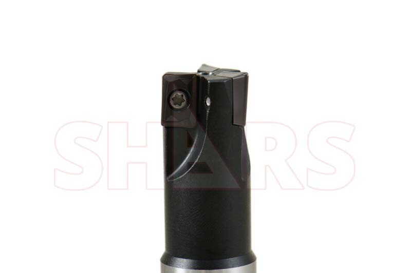Shars 3/4" 3 FL 90° Indexable End Mill W/Certificate +5pc APKT Insert ![