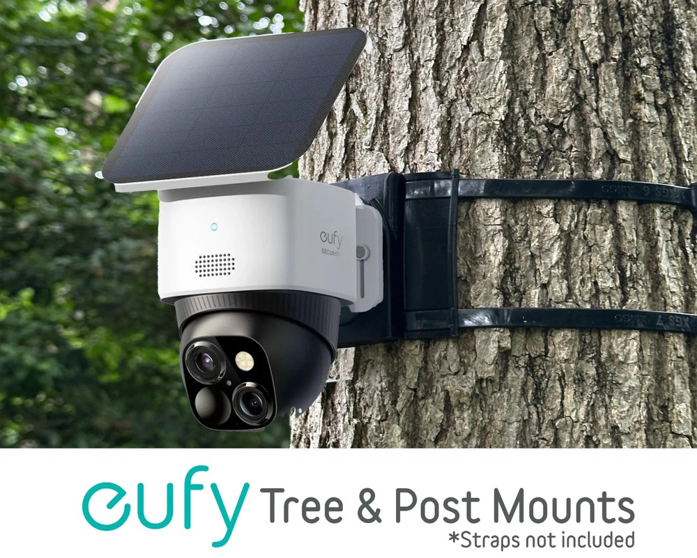 Tree Mount for Eufy Camera - No Drill Rubber Outdoor Security Camera Mount