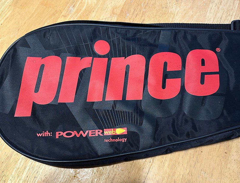 Prince Power Ring Pro Squash Racket Carrying Case with shoulder strap