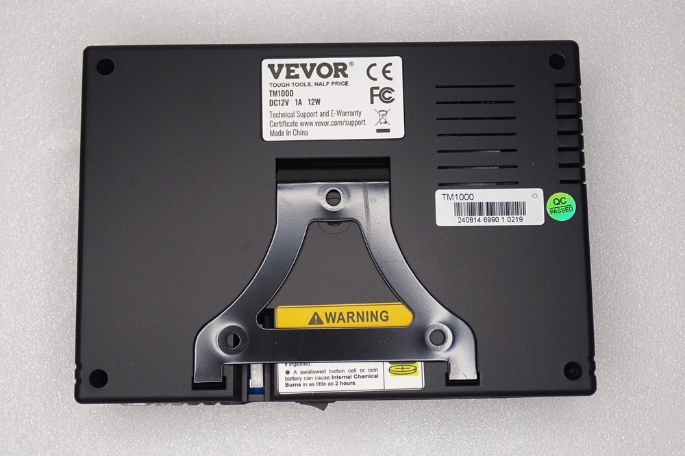 {Unit Only} VEVOR Time Clock Biometric Clock Employee Attendance Machine