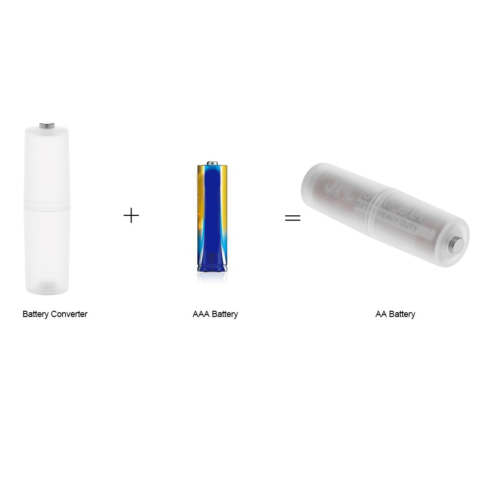 AAA To AA Battery Converter Adapter Case 4pcs Pack