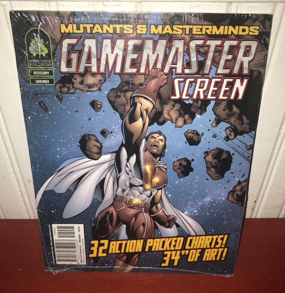 Mutants & Masterminds Gamemaster Screen NEW Sealed GRR2003!!