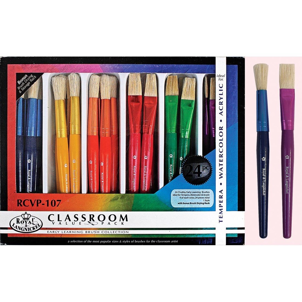 Royal & Langnickel Classroom Value Pack Early Learning Brush Collection