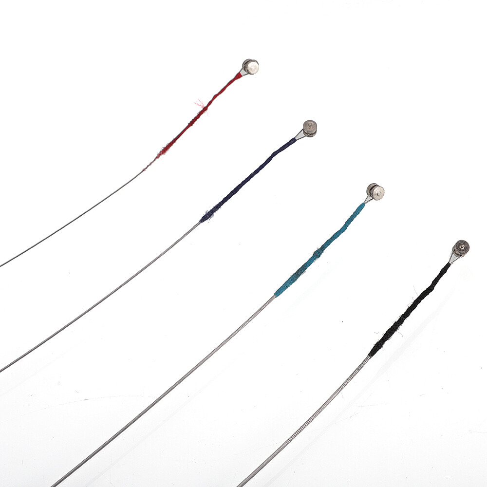 Glarry Nickel Silver Wound E/A/D/G Violin String Set for Size 3/4 4/4 Silver