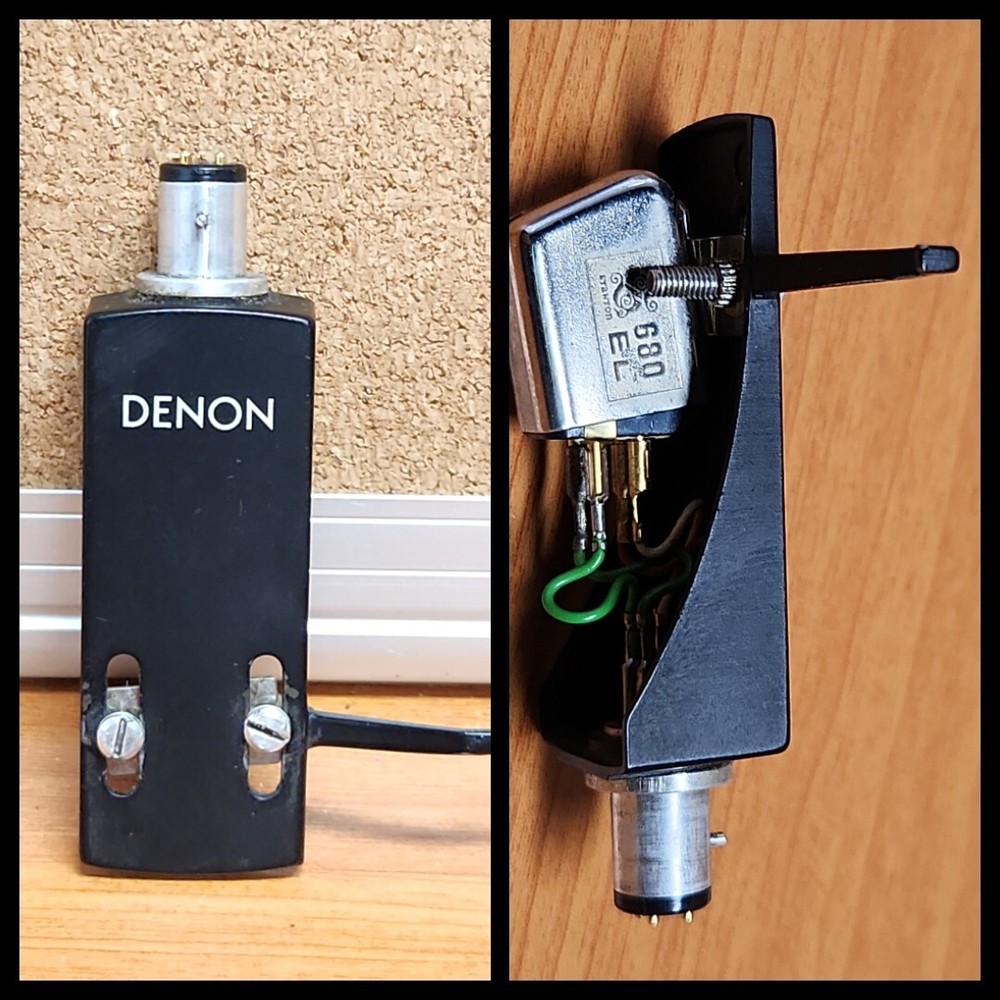 DENON Headshell & Stanton 680 EL (UNTESTED 30 DAY WARRANTY) Lot D