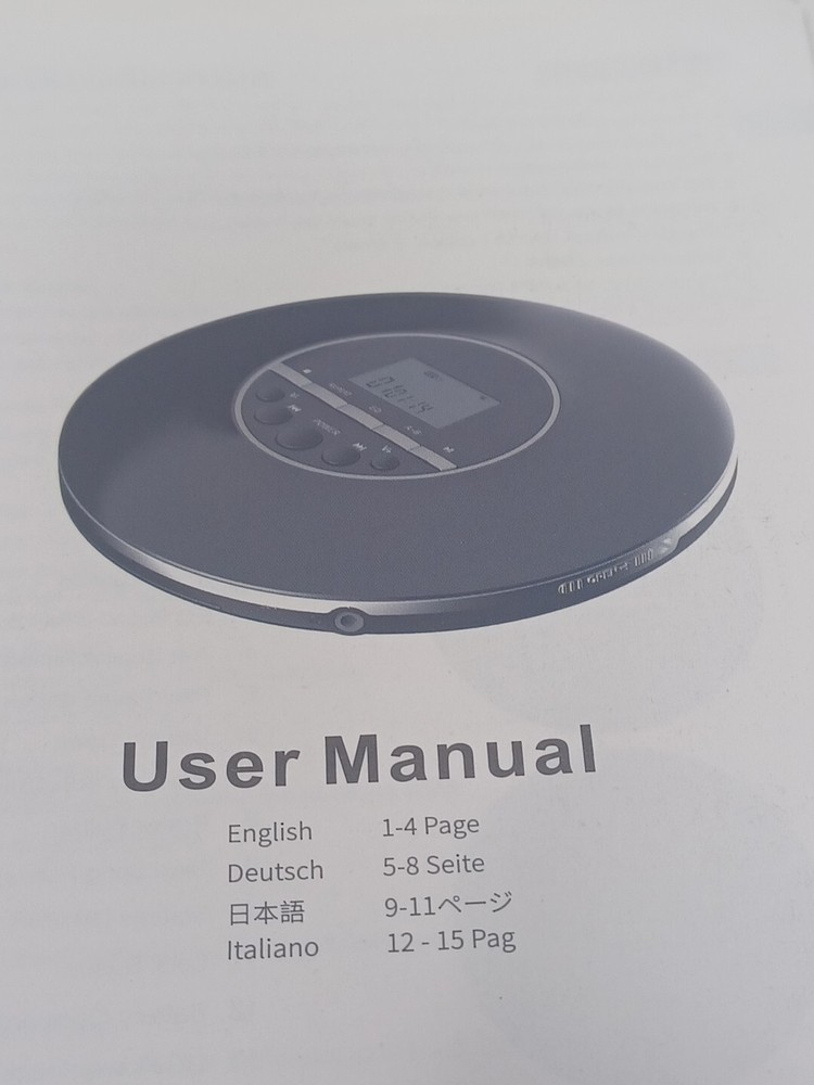 CD Player Portable,Compact CD Walkman Player