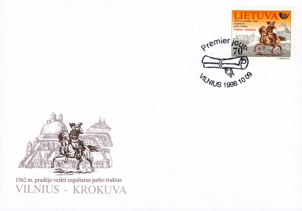 Lithuania - From the Post History FDC