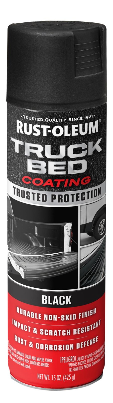 Rust-Oleum Automotive Truck Bed Coating, Black, 15 Oz Spray - 248914