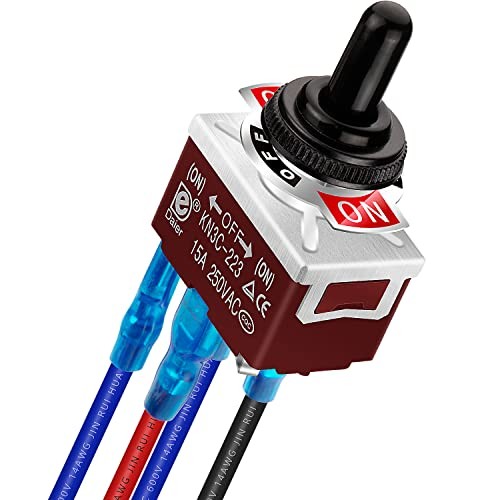 Waterproof Reverse Polarity Switch 12V Toggle Switch 30A DC Motor Momentary