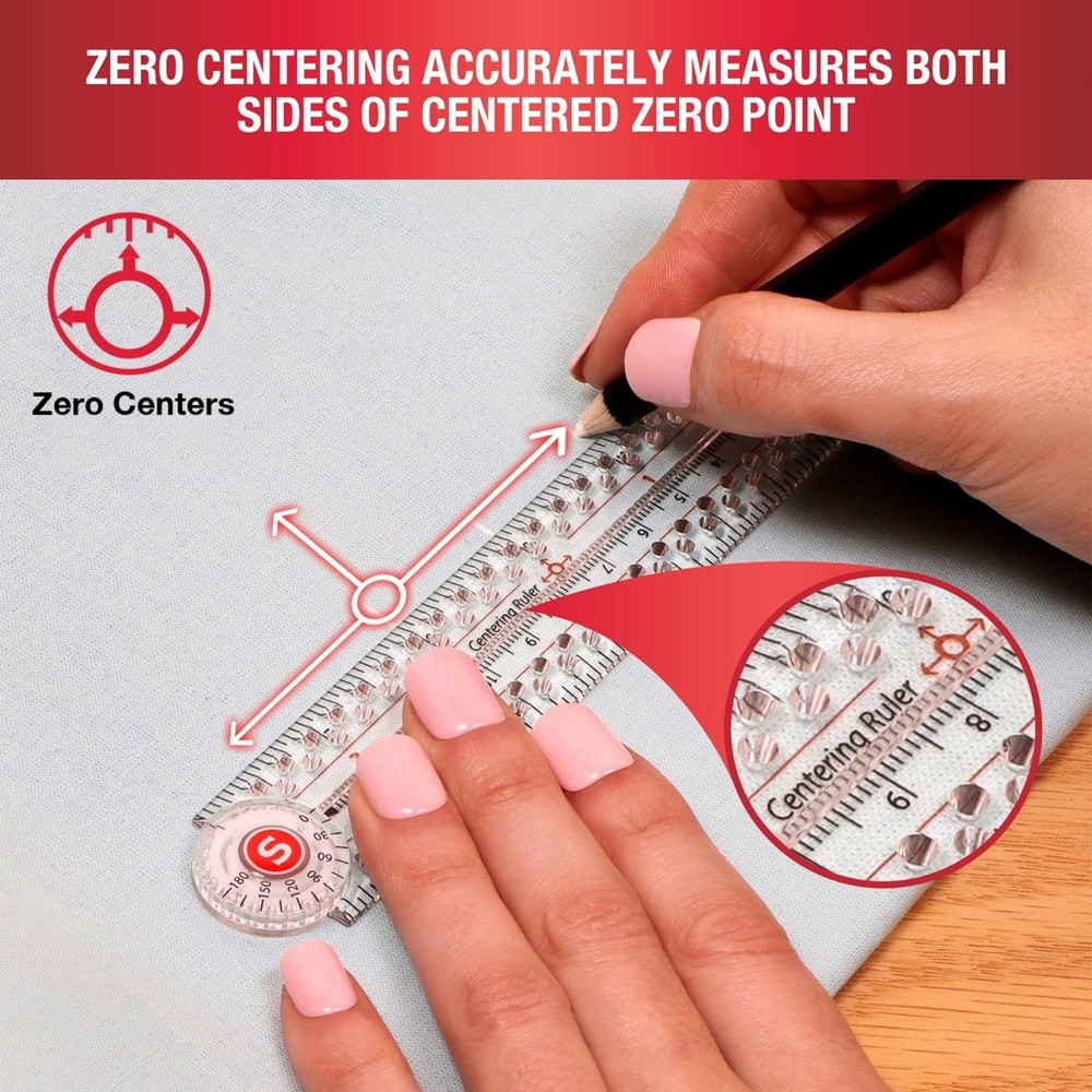 SINGER Precision Measuring Folding Ruler-12"