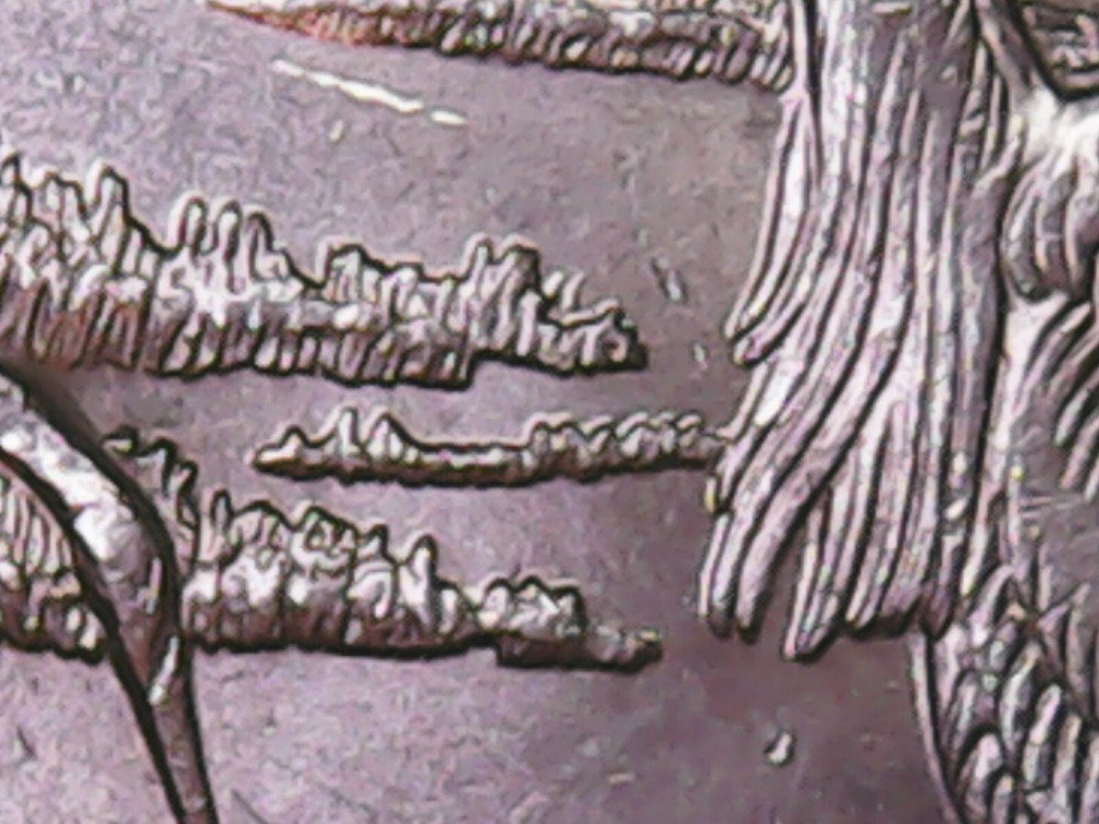 2015 p Bombay Hook ATB Quarter WDDR-017 Doubled Die Reverse US Mint Error.