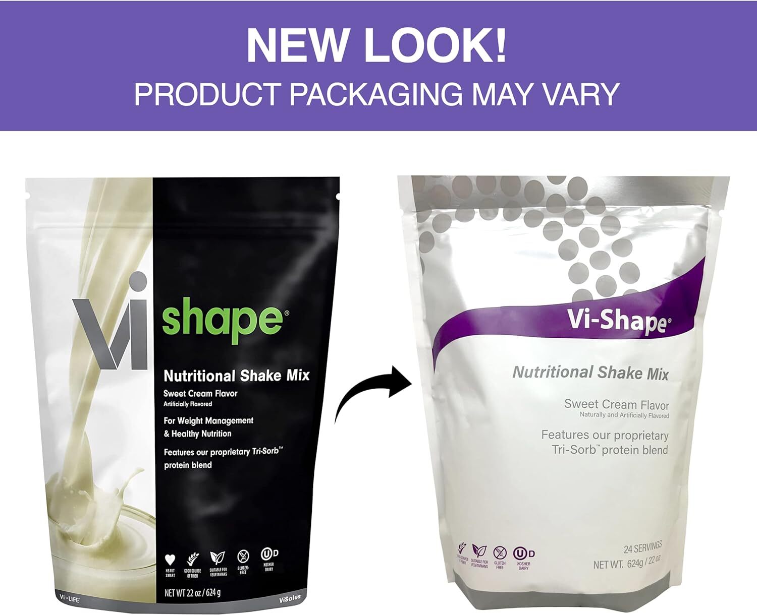 Vi Shape Original Nutritional Shake Mix Sweet Cream Flavor TriSorb Protein Blend