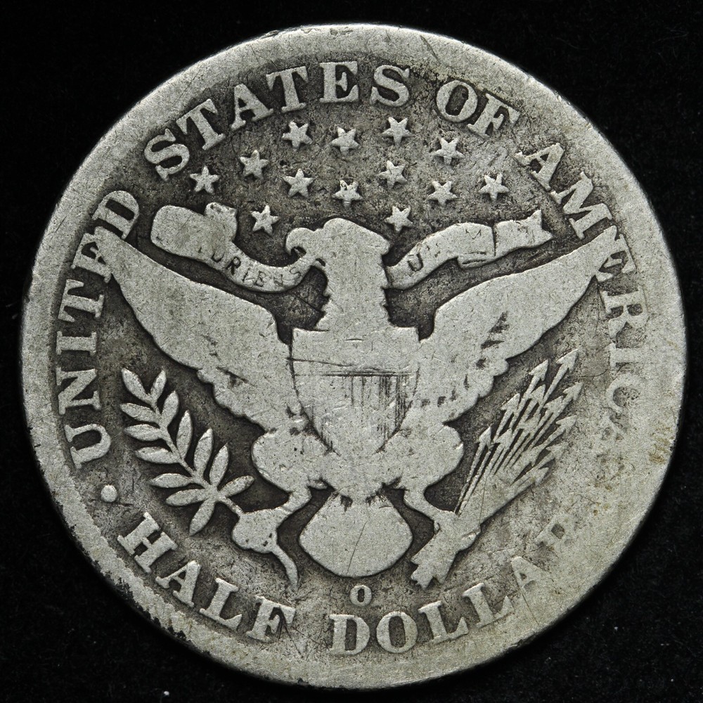 1896-O Barber Silver Half Dollar CHOICE VG E328 RUEB