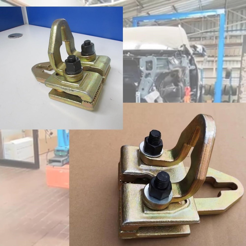 5T Heavy Duty Right Angle Clamp Auto Body Frame Pull Pulling Dent Repair Puller
