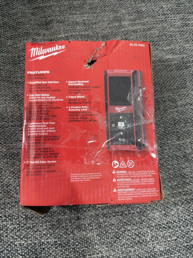 Milwaukee 48-22-9802 150 ft. Laser Distance Meter