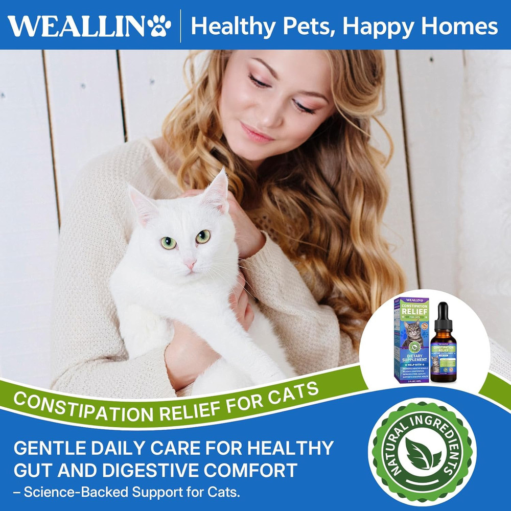 Cat Constipation Relief, Constipation Relief for Cats, Cat Constipation Support,