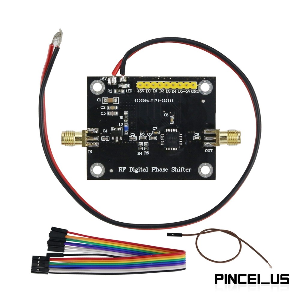 3-6GHz RF Digital Phase Shifter 6Bit Microwave Phase Shift Module SMA Connector