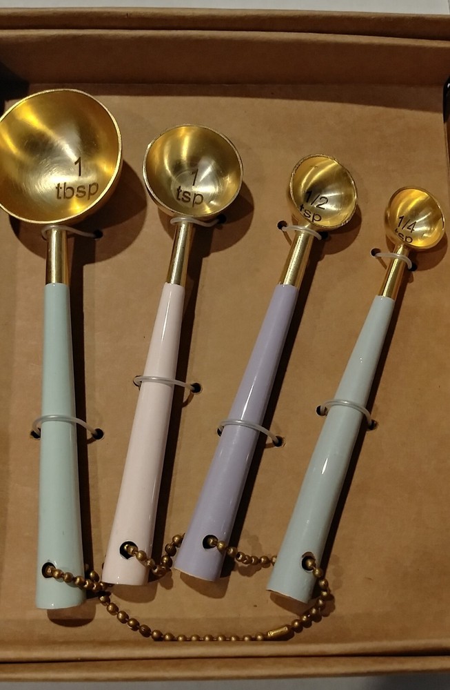 4-Piece Pastel Measuring Spoon Set