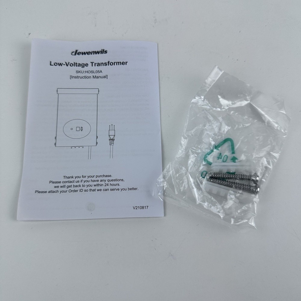 Dewenwils 200W Low Voltage Landscape Transformer with Timer & Photocell Sensor