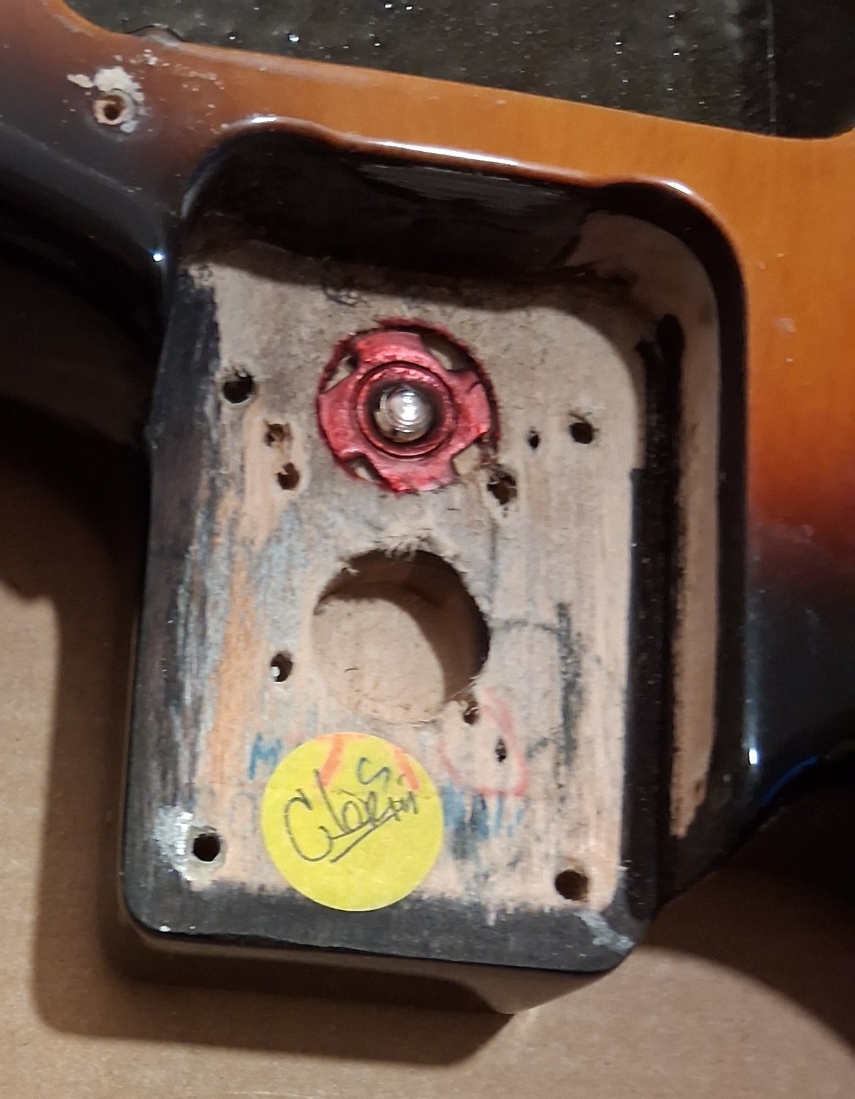 1997 Fender American Standard Stratocaster body Sunburst Strat guitar w/ bridge