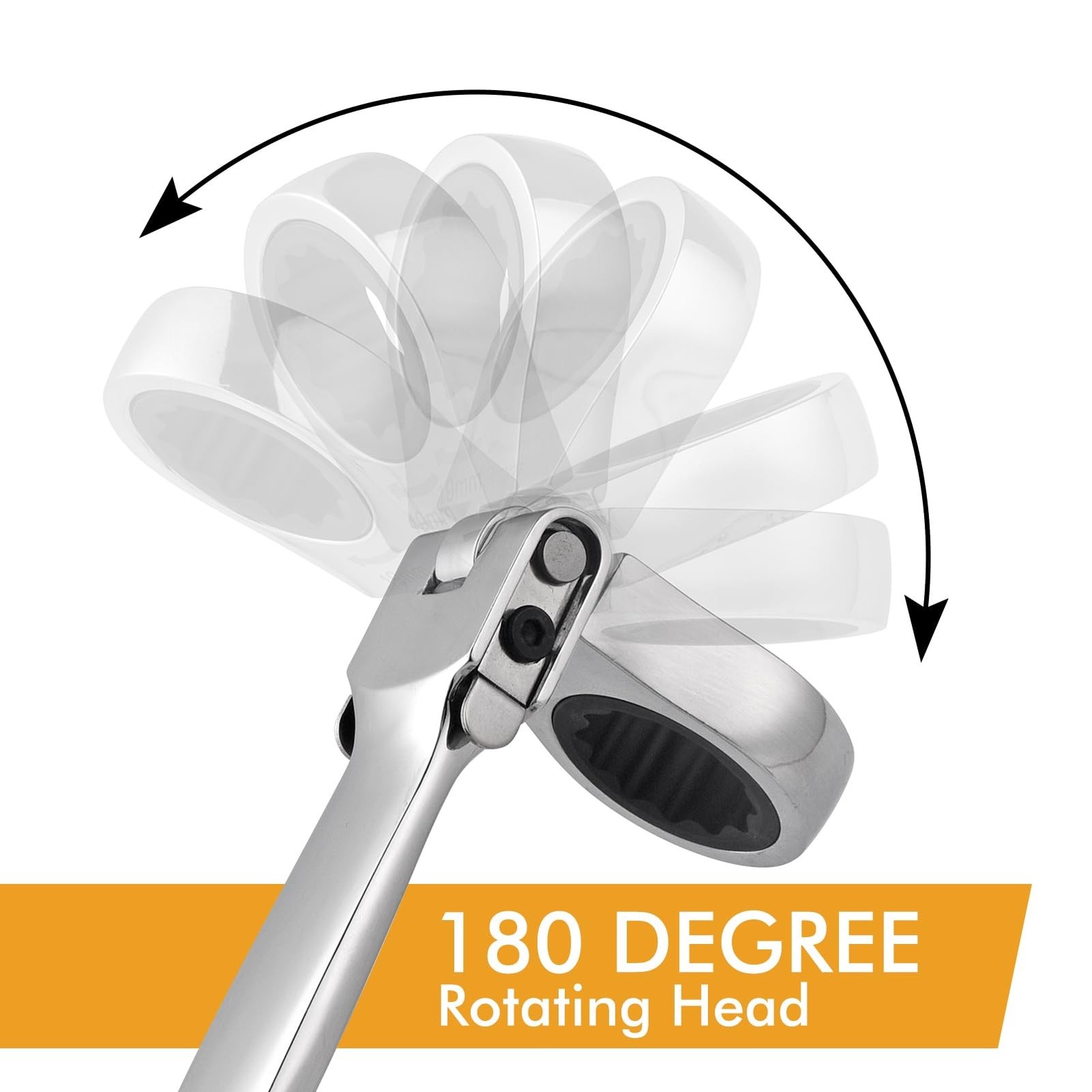 COTOUXKER Flex Head Ratcheting Wrench Set, 1/4 to 3/4 Inch Ratchet Wrench Set...