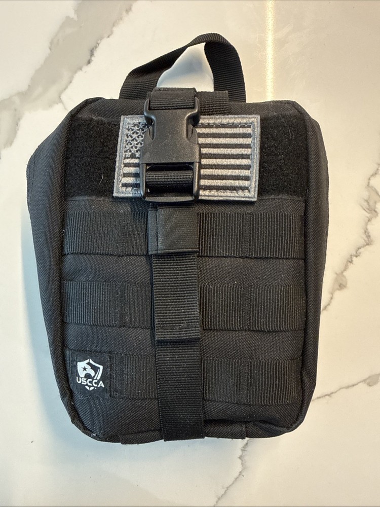 USCCA Custom Survival Kit 10 Life Saving Items Tactical Bag Pouch Bugout