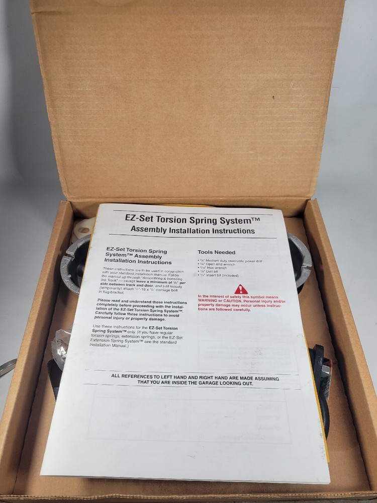 EZ-SET DS 1042027 TORSION SINGLE SPRING KIT ASSEMBLY
