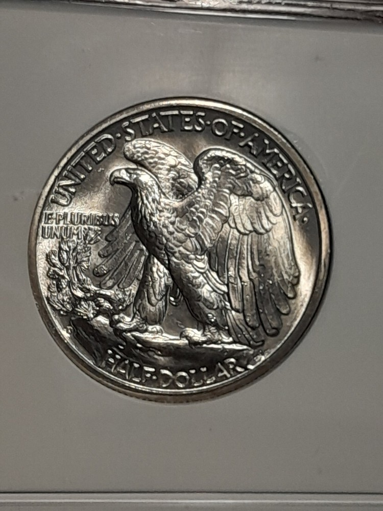 1945- D Walking Liberty Half Dollar | NGC MS64