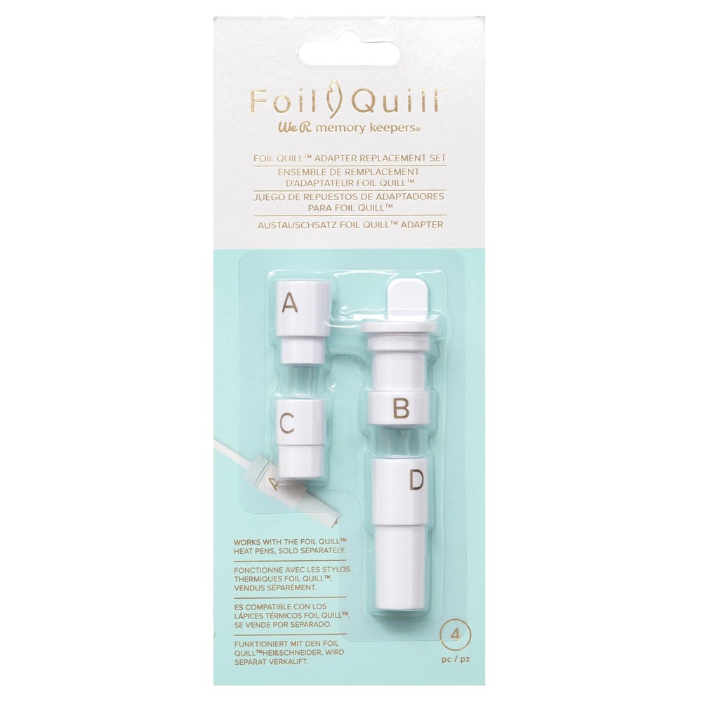 We R Foil Quill Adapter Kit-4/Pkg - 3 Pack