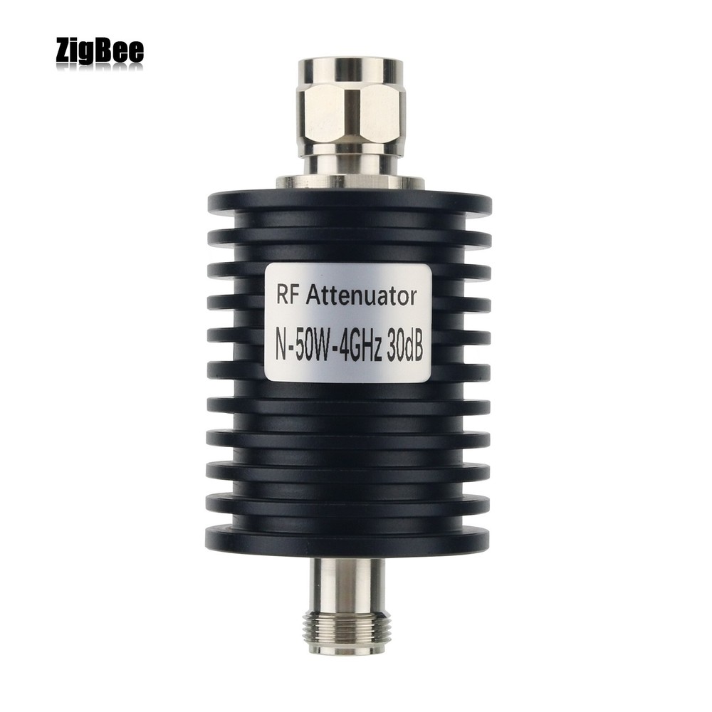 N Type 50W 30DBCoaxial Attenuator RF Fixed Attenuator Designed w/ N-JK Connector