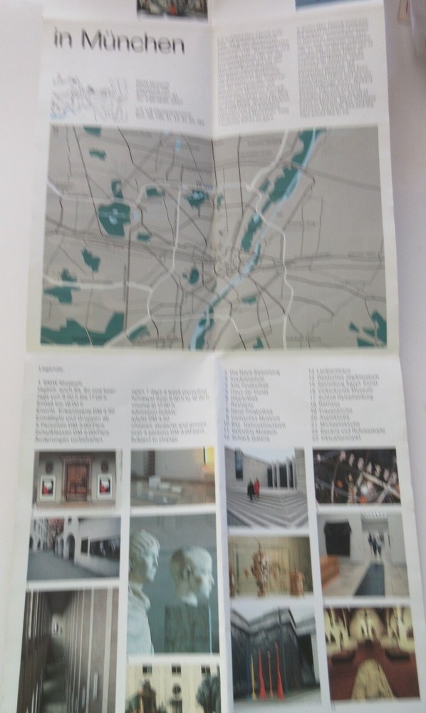 1985 BMW MUSEUM BROCHURE MUNICH GERMANY