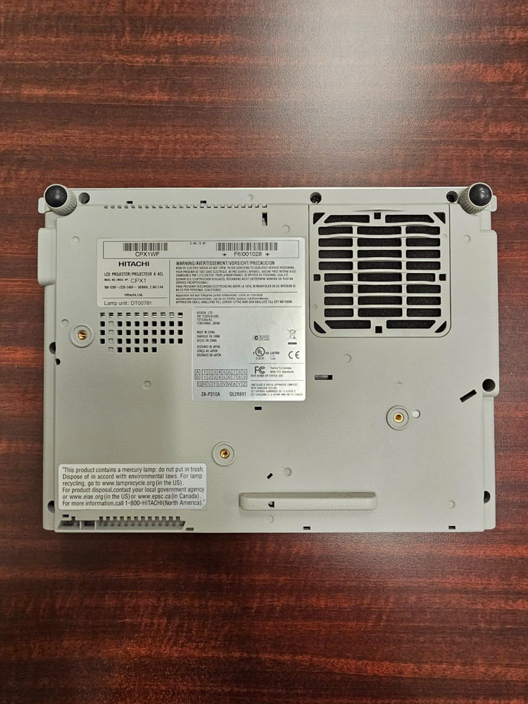 Hitachi CPX1 Projector XGA Portable Projector