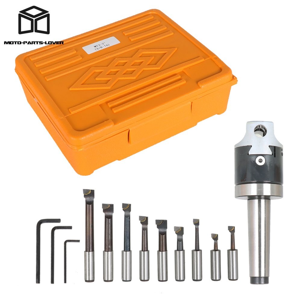 2 Inch Head & MT3 & 1/2 Inch Boring Head Boring Tool Set