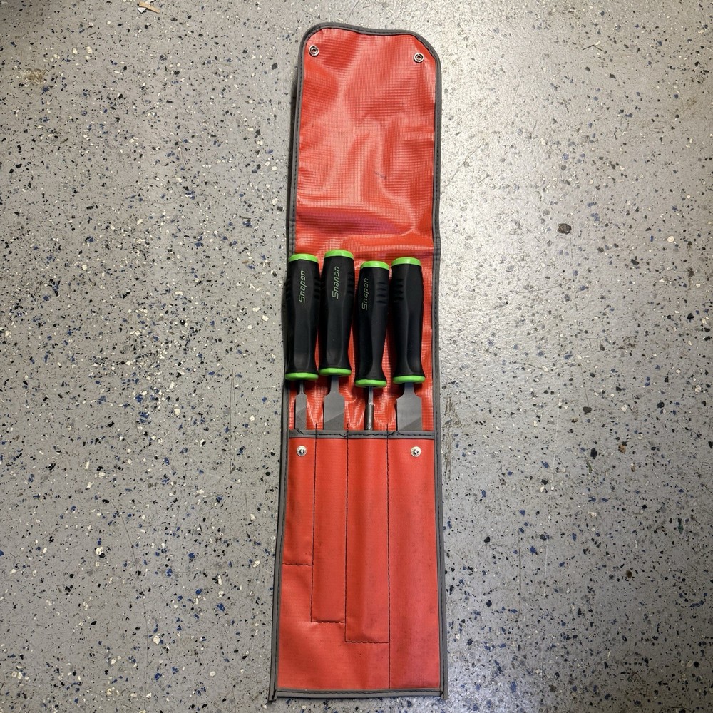 Snap-on 4 Piece File Set. SGHBF500G