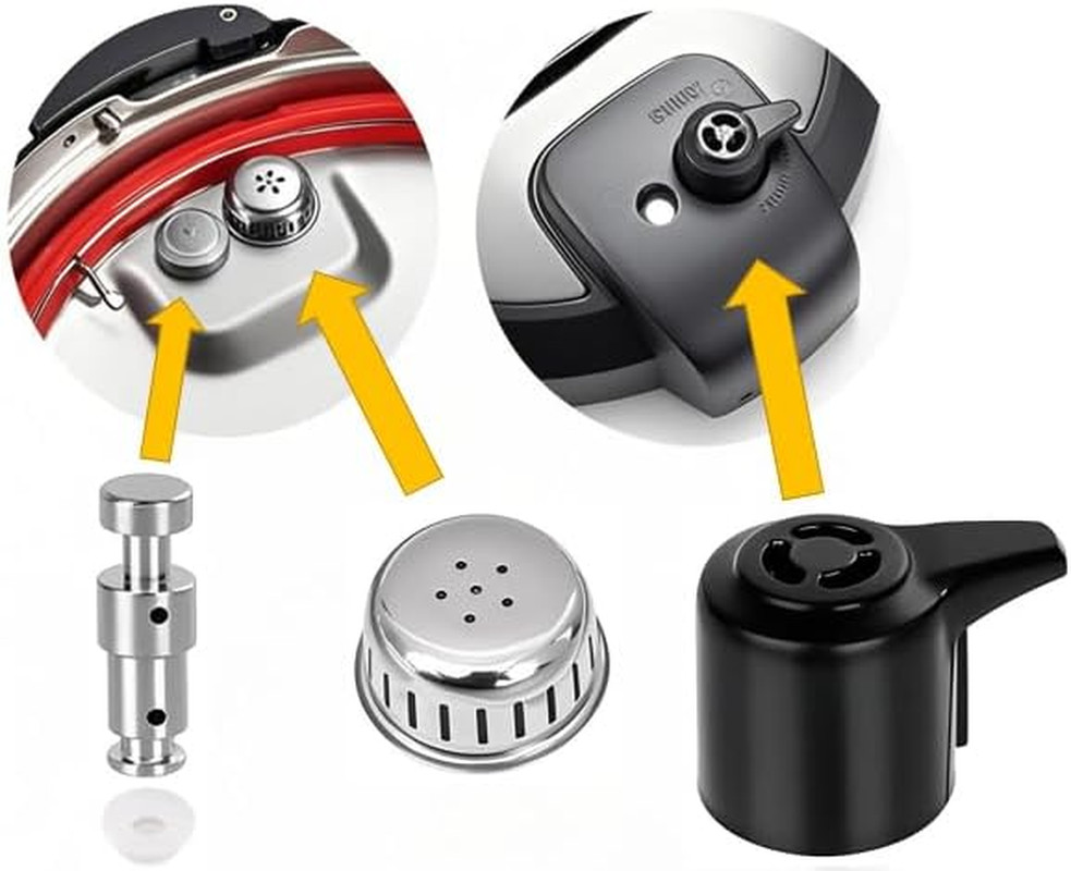 For Instant Pot Steam Release Valve & Float Valve Replacement Kit – Compatibl...