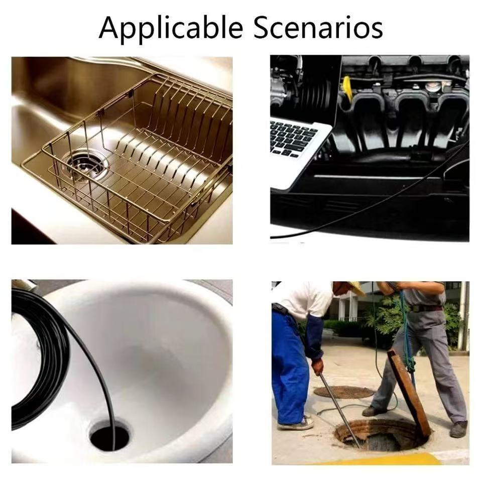 6LED USB Snake Endoscope Borescope HD Inspection Camera Scope For Android Type C