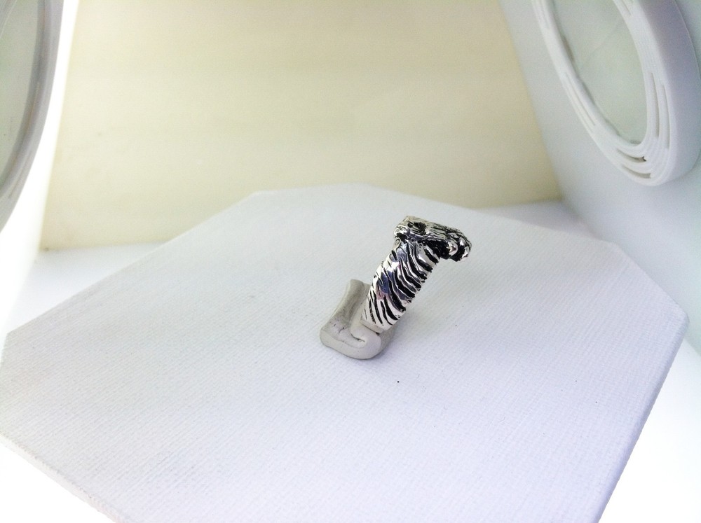 Silver Falcon ring (Eagle Hawk....) (size 9.75 ..6.6dwts handcrafted