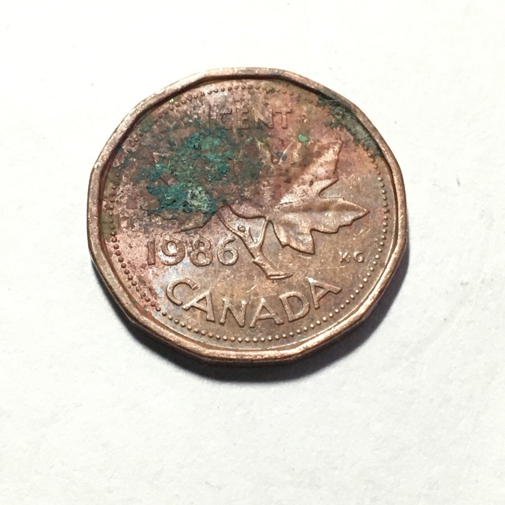 1986 Canada One Cent Coin