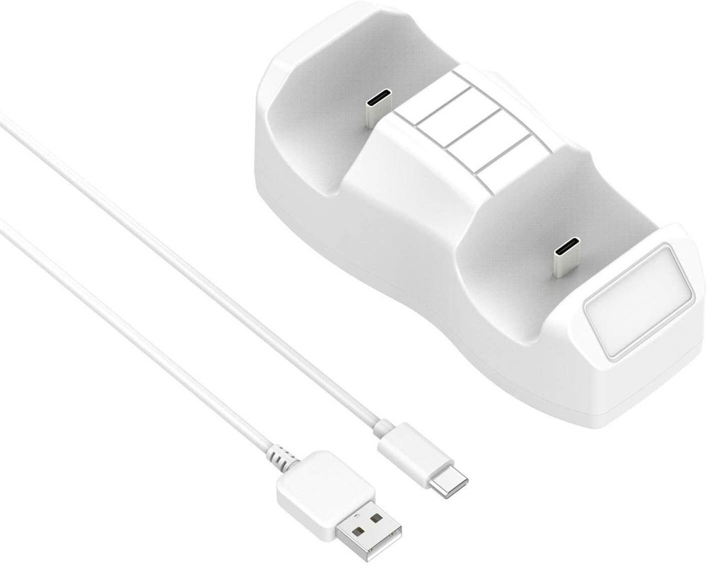 PS5 Controller Charger, DualSense PlayStation 5 Controller Charging Station Dock