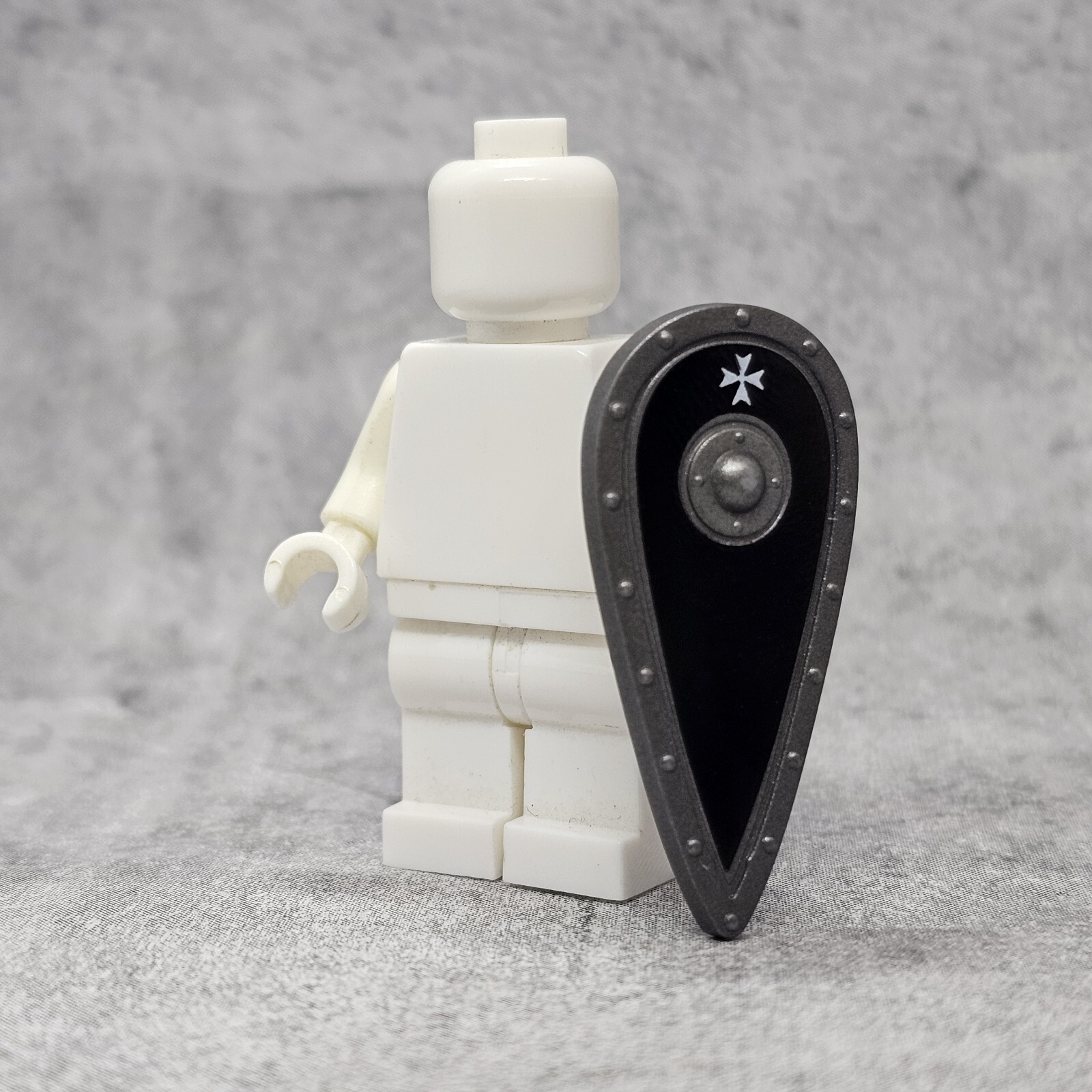 5pack Custom Hospitaller Shield Cross Block Accessory for Minifigures A12hs04