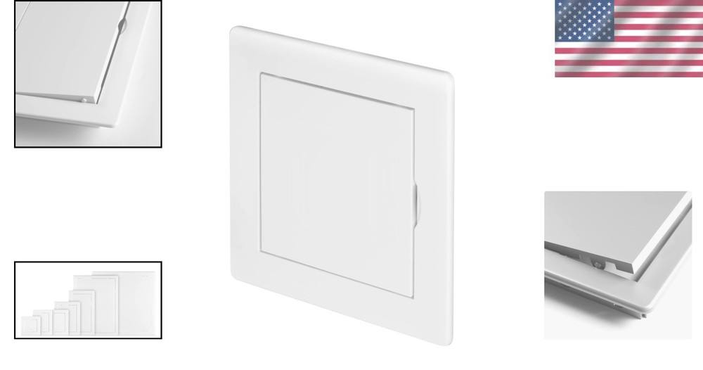 Quick-Install 4x4 Inch Access Panel with Low-Profile Flap Cover - Modern Touch