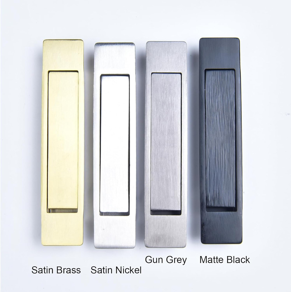 Pocket Pull Handle, Edge Pull, Professional Stainless Steel 304, Flush Mount for