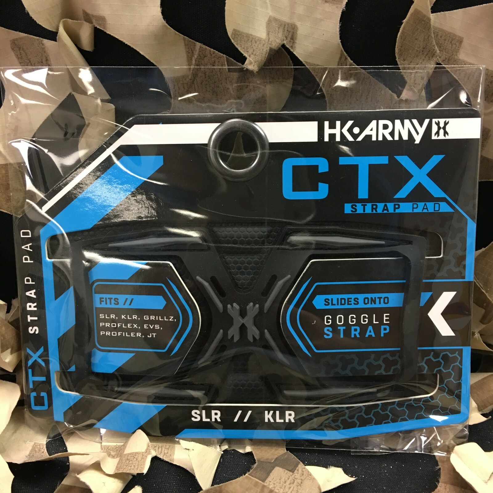New HK Army Universal CTX Goggle Strap Pad - Grey/Black