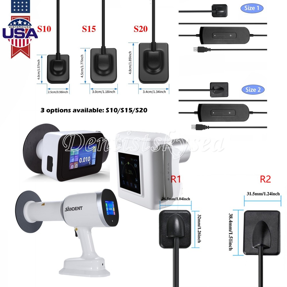 Dental X ray Sensor Digital Sensor Rayos Digital Imaging System Sensor w/ Holder