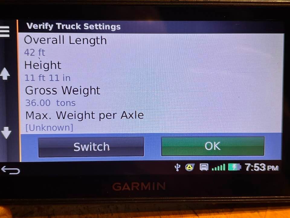 GARMIN FLEET 670 LM TRUCK GPS RECEIVER LIFETIME MAPS UPDATED TO LATEST