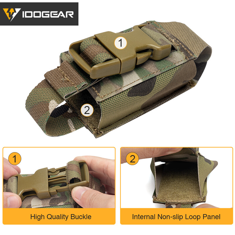 IDOGEAR Tactical Single Flashbang Pouch Tool Pouch Airsoft Multi-Function Gear