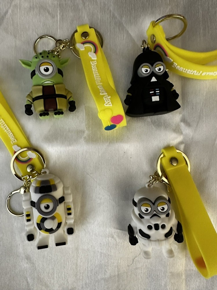 1 Piece Silicone Keychain. Various Assortments. Please Read Description.