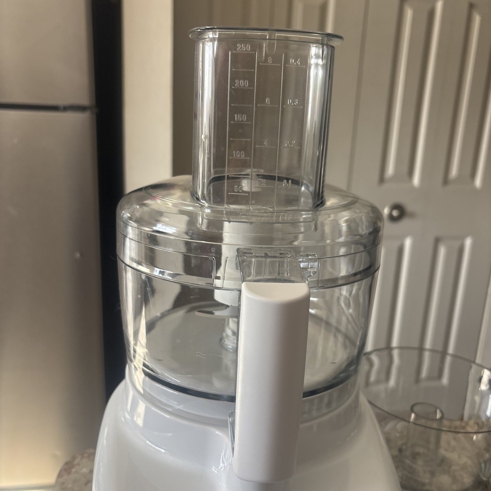 KitchenAid KFP500WH Classic 9 Cup Food Processor White Complete Set W/Box EUC