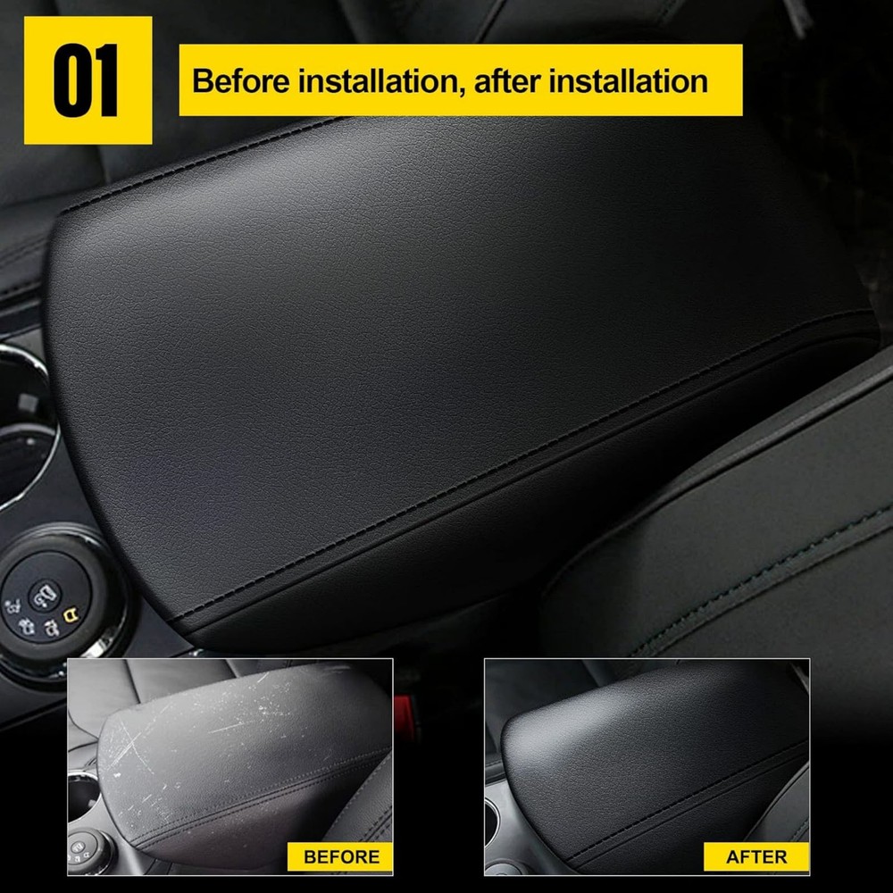 Replacement Armrest Cover for Ford Explorer 2011-2019 Center Console Leather